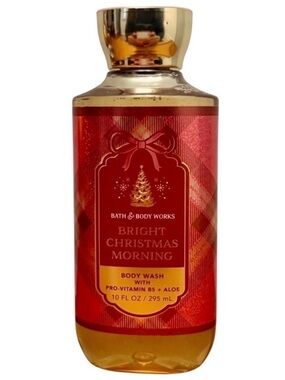 Bath & Body Works Bright Christmas Morning Body Wash Holiday Season Scent 10 oz